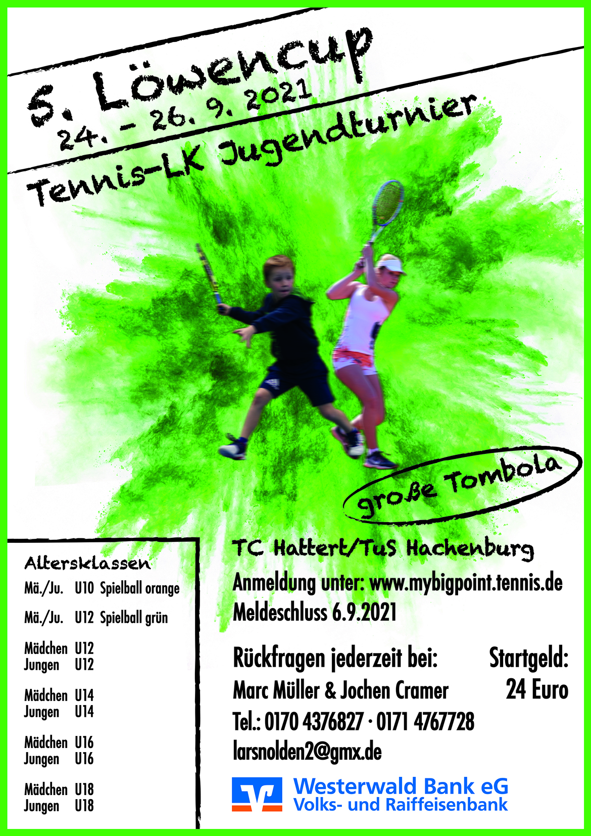 Plakat Löwencup 2021
